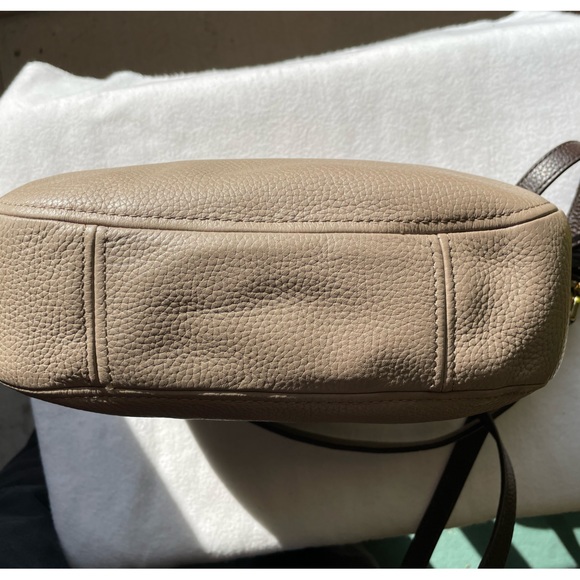 NWT MICHAEL MICHAEL KORS HANDBAG BEDFORD Dark Taupe/ Coffee - Picture 2 of 10